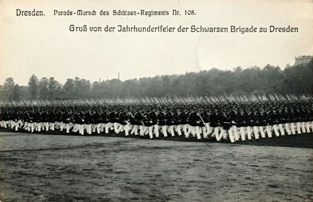 Alaunplatz - Jahrhundertfeier der Schwarzen Brigade  Dresden