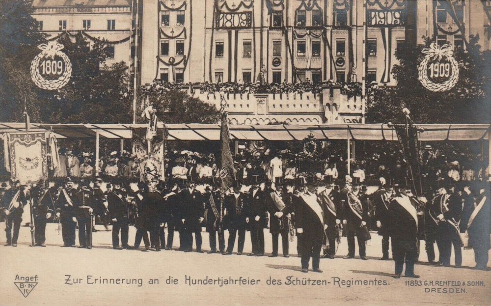 Alaunplatz - Hundertjahrfeier des Schützen-Regiments No. 108 Dresden Alaunplatz - Hundertjahrfeier des Schützen-Regiments No. 108 Dresden
