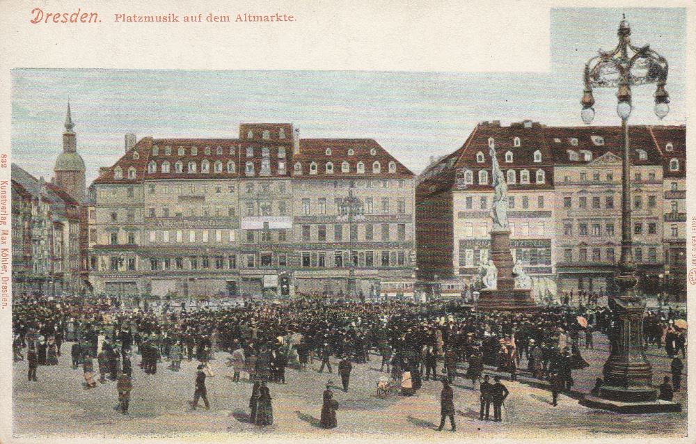 Altmarkt - Platzkonzert  Dresden