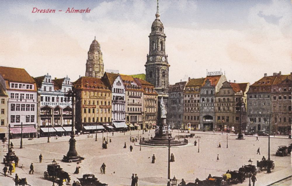Altmarkt - S&uuml;dostseite quer  Dresden