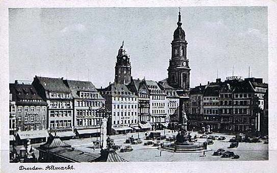 Altmarkt - S&uuml;dostseite quer  Dresden