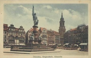 Altmarkt - Südostseite quer  Dresden