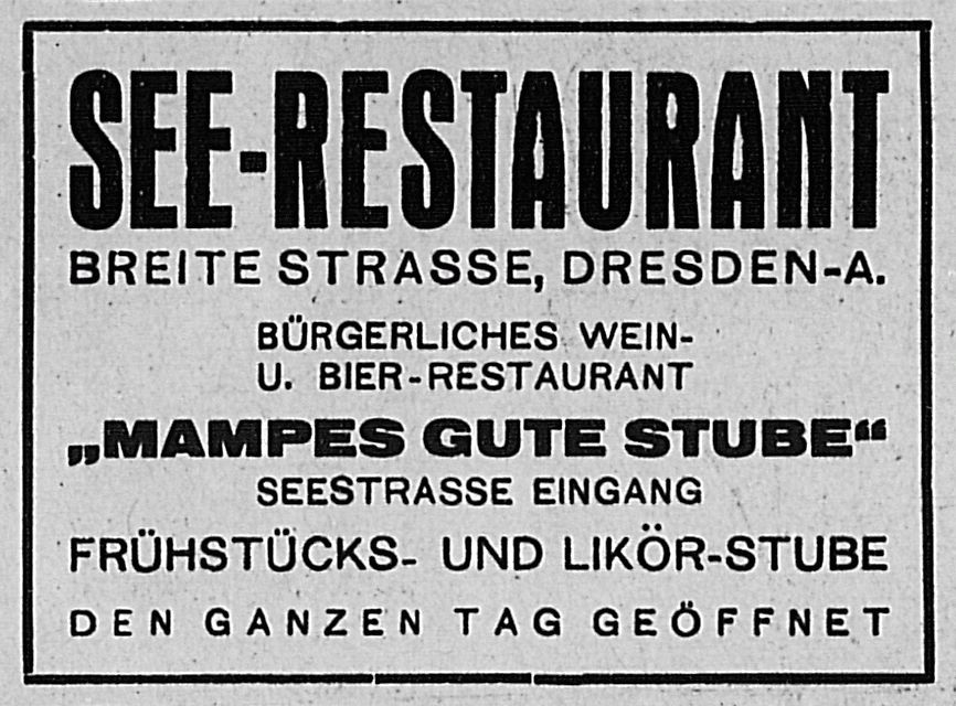 An der Mauer 2 / Seestra&szlig;e  Dresden