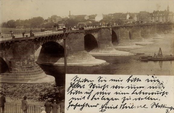 Alte Augustusbr&uuml;cke  Dresden