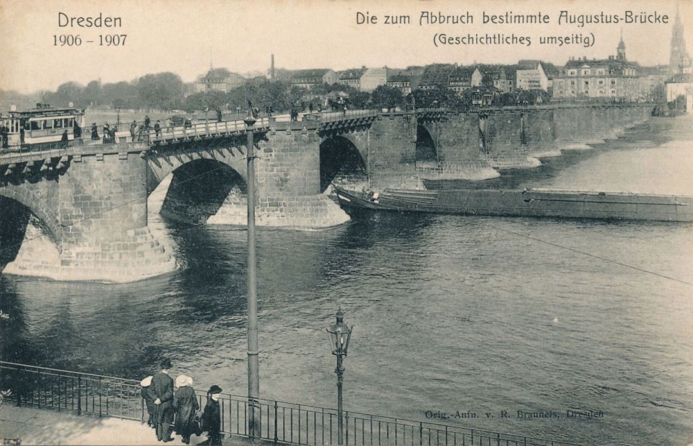 Alte Augustusbr&uuml;cke  Dresden