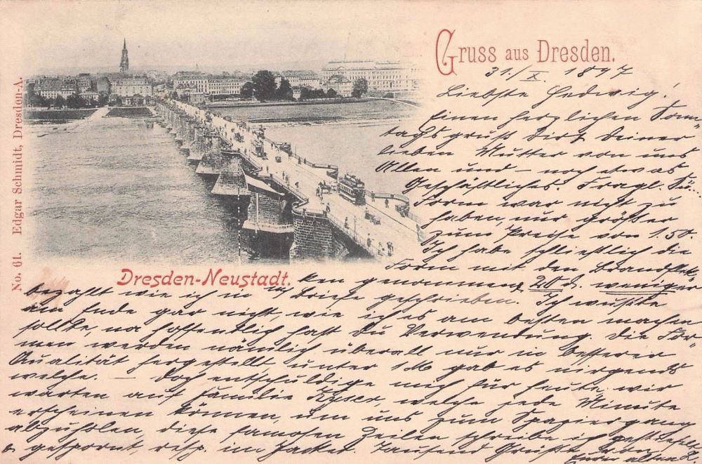 Alte Augustusbr&uuml;cke  Dresden