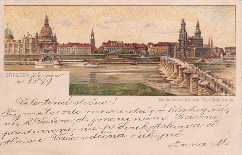 Alte Augustusbrücke  Dresden