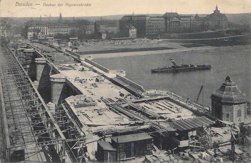 Augustusbr&uuml;cke - Neubau  Dresden