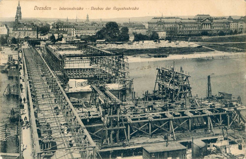 Augustusbr&uuml;cke - Neubau  Dresden