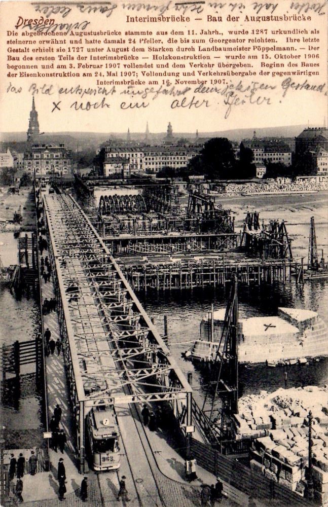 Augustusbr&uuml;cke - Neubau  Dresden