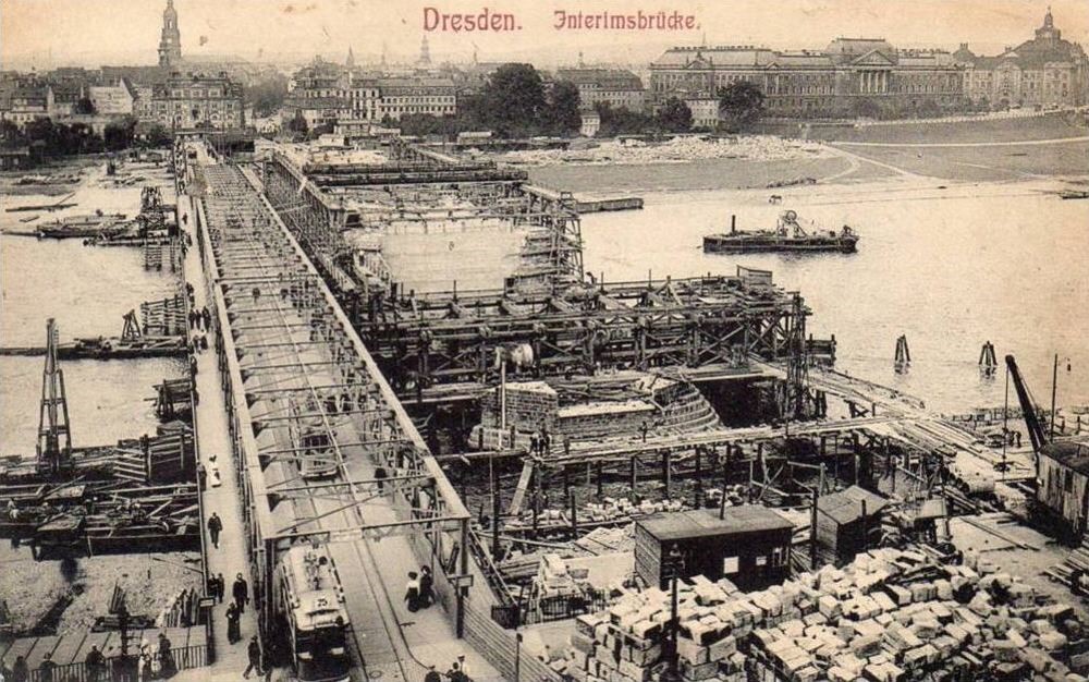 Augustusbr&uuml;cke - Neubau  Dresden