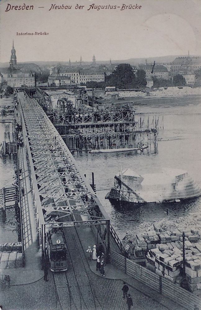 Augustusbr&uuml;cke - Neubau  Dresden