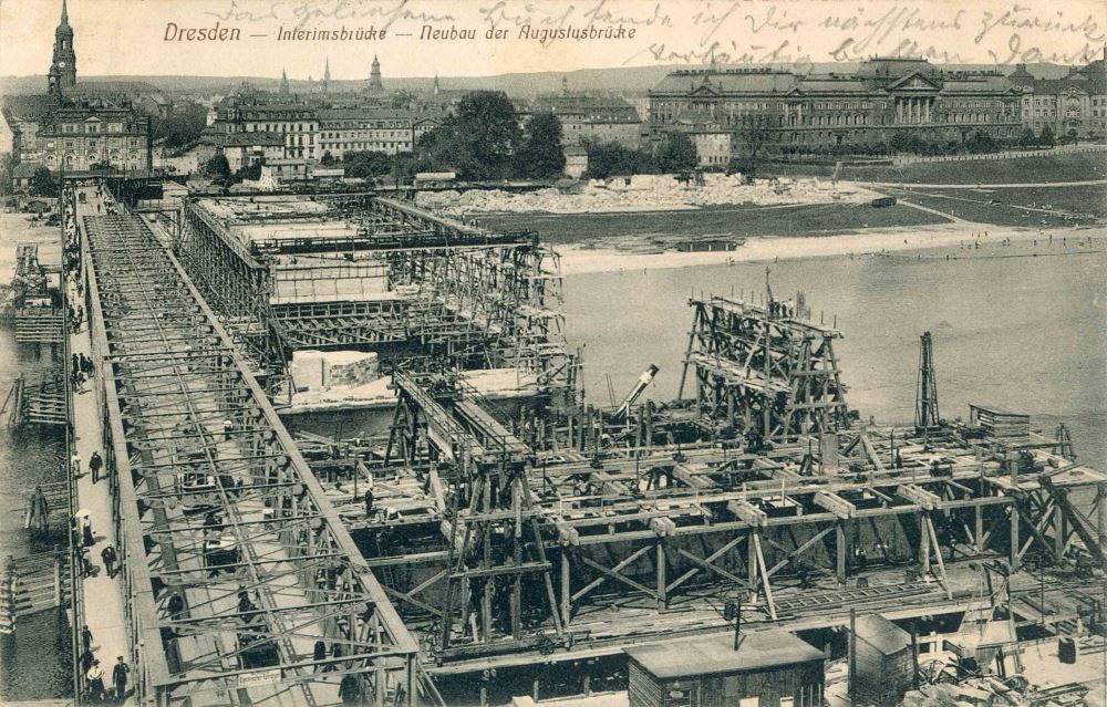 Augustusbr&uuml;cke - Neubau  Dresden