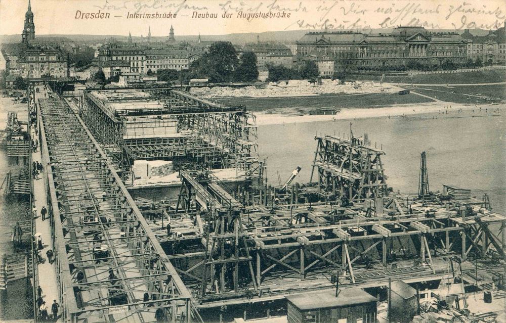 Augustusbrücke - Neubau  Dresden