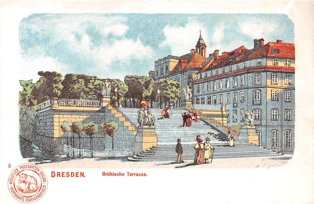 Brühlsche Terrasse (mit Brühlschem Palais) Dresden Brühlsche Terrasse (mit Brühlschem Palais) Dresden