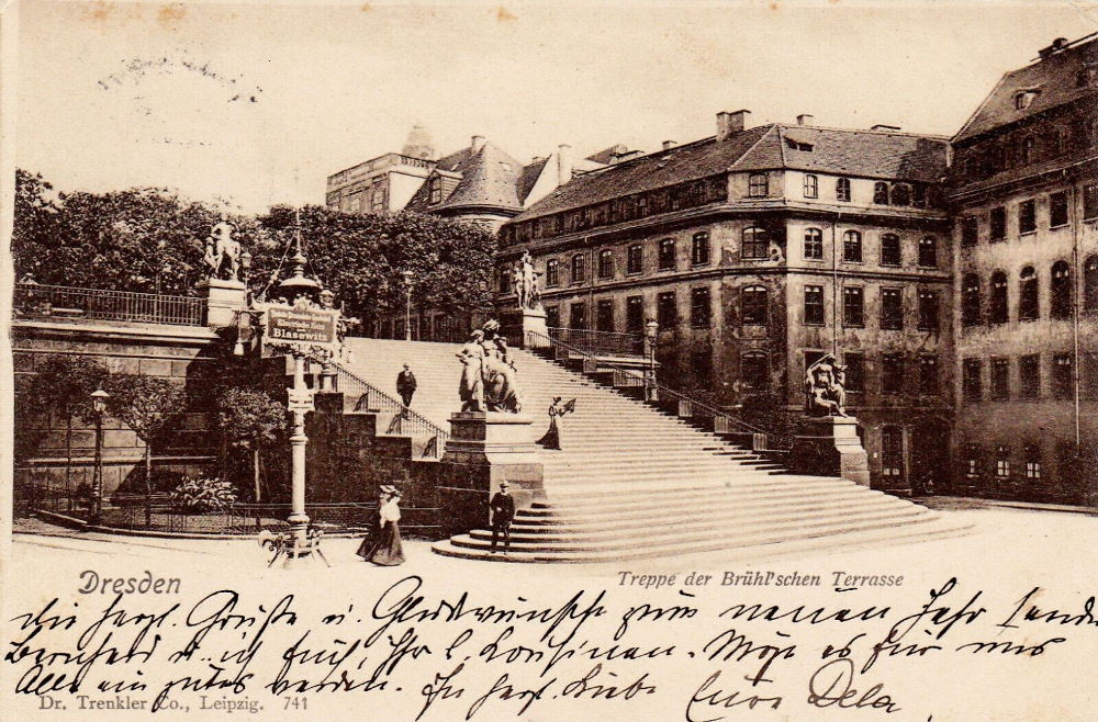 Brühlsche Terrasse (mit Brühlschem Palais) Dresden Brühlsche Terrasse (mit Brühlschem Palais) Dresden