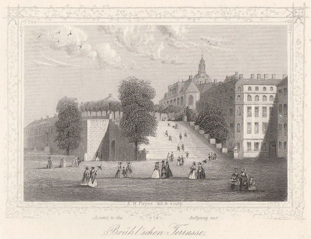Brühlsche Terrasse (mit Brühlschem Palais) Dresden Brühlsche Terrasse (mit Brühlschem Palais) Dresden