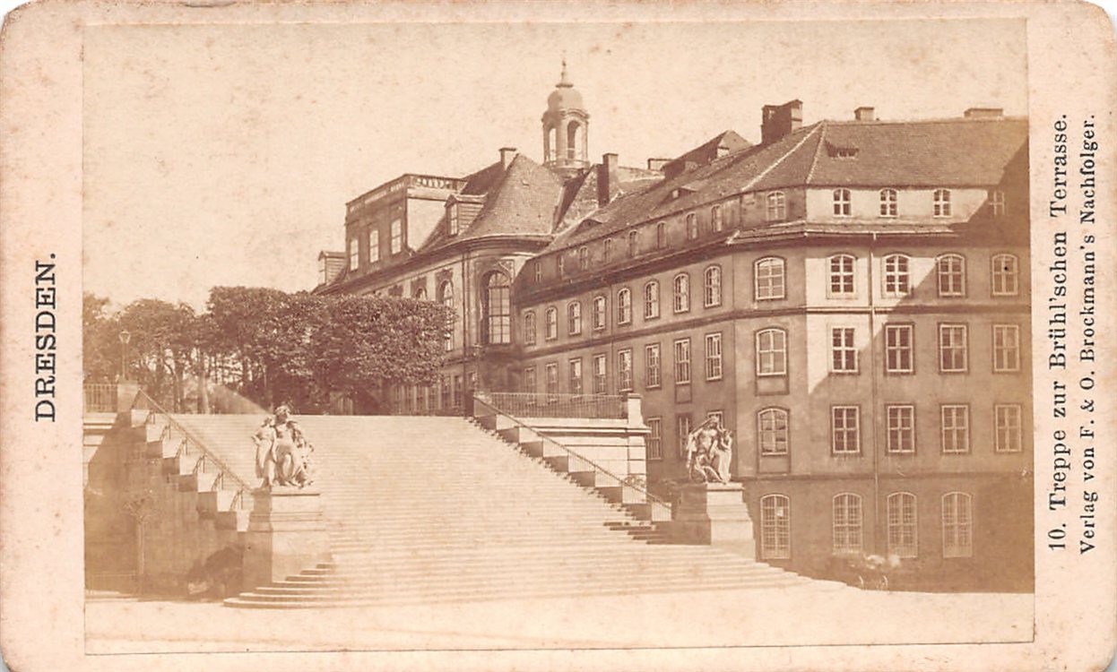 Brühlsche Terrasse (mit Brühlschem Palais) Dresden Brühlsche Terrasse (mit Brühlschem Palais) Dresden