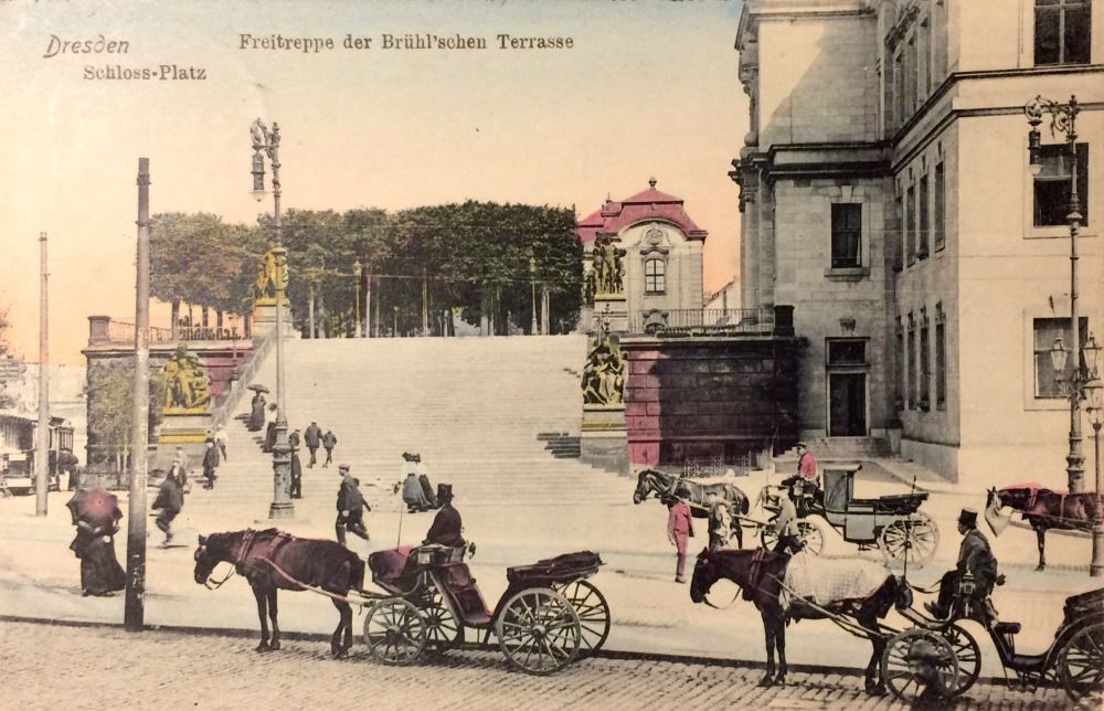 Brühlsche Terrasse (mit Ständehaus) Dresden Brühlsche Terrasse (mit Ständehaus) Dresden
