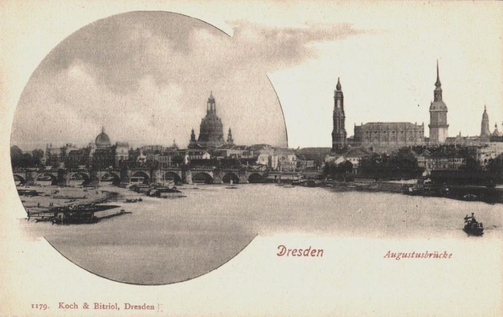 Elbe - Blick von der Marienbrücke 1  Dresden