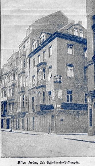 Große Brüdergasse 1 / Schloßstraße (1880 Schloßstraße 5) Dresden Große Brüdergasse 1 / Schloßstraße (1880 Schloßstraße 5) Dresden