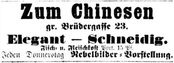 Gro&szlig;e Br&uuml;dergasse 23 (-1889 Gro&szlig;e Br&uuml;dergasse 12)  Dresden