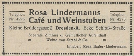 Kleine Brüdergasse 2 / Schloßstraße Dresden Kleine Brüdergasse 2 / Schloßstraße Dresden