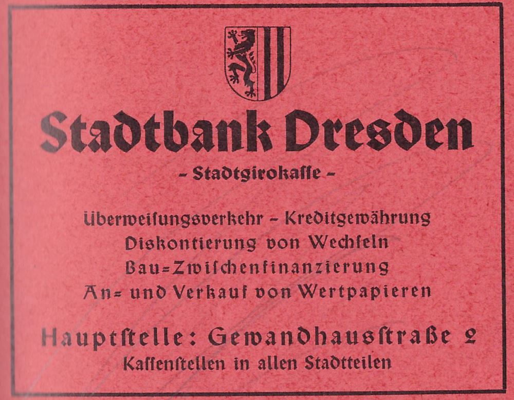Ringstraße 1 (Kreuzstraße 23, Gewandhausstraße 2) Dresden Ringstraße 1 (Kreuzstraße 23, Gewandhausstraße 2) Dresden