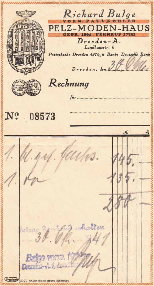 Landhausstra&szlig;e 6 (1856 Innere Pirnaische Gasse 22, -1891 Landhausstra&szlig;e 22)  Dresden
