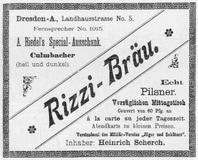 Landhausstra&szlig;e 5 (-1891 Landhausstra&szlig;e 3)  Dresden