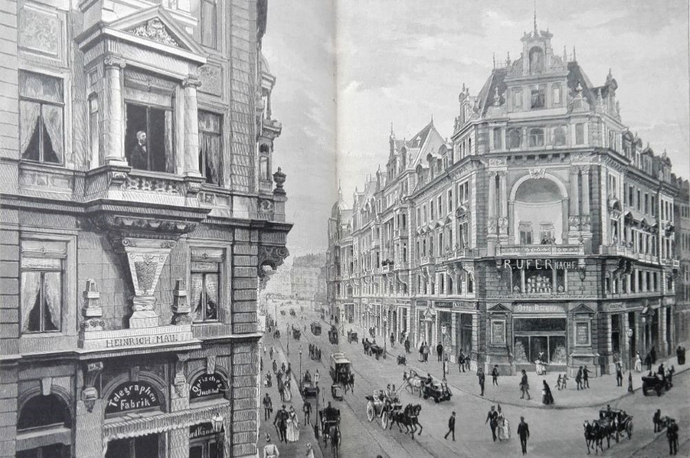 Moritzstra&szlig;e 11 (-1886 Moritzstra&szlig;e 7) / K&ouml;nig Johannstra&szlig;e  Dresden