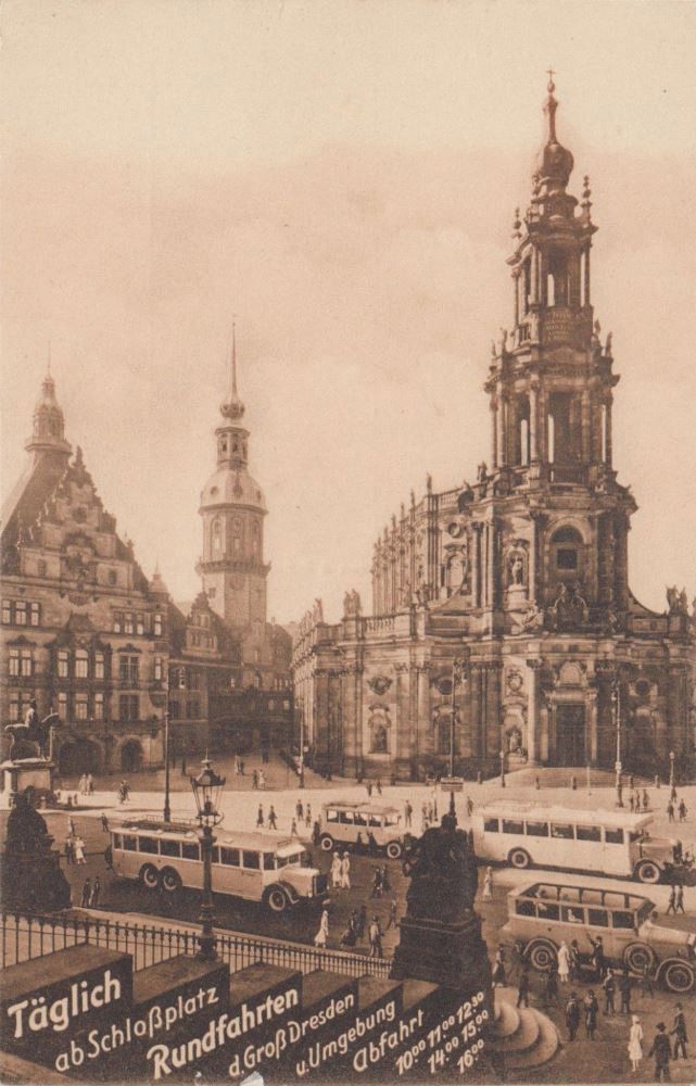 Residenzschloss - Georgenbau von der Terrassentreppe  Dresden