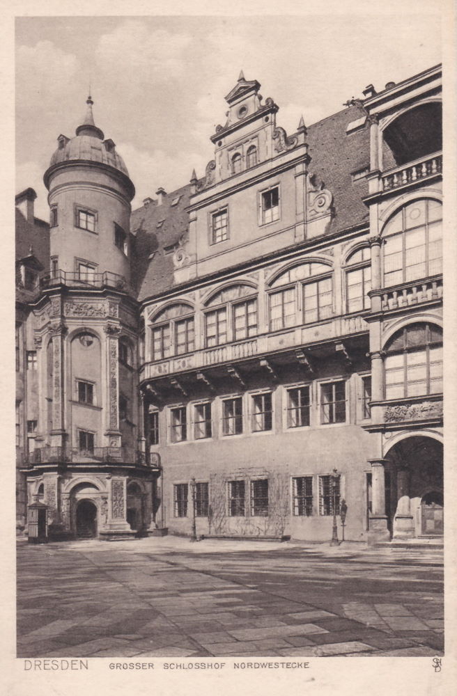 Residenzschloss - nordwestlicher Treppenturm  Dresden