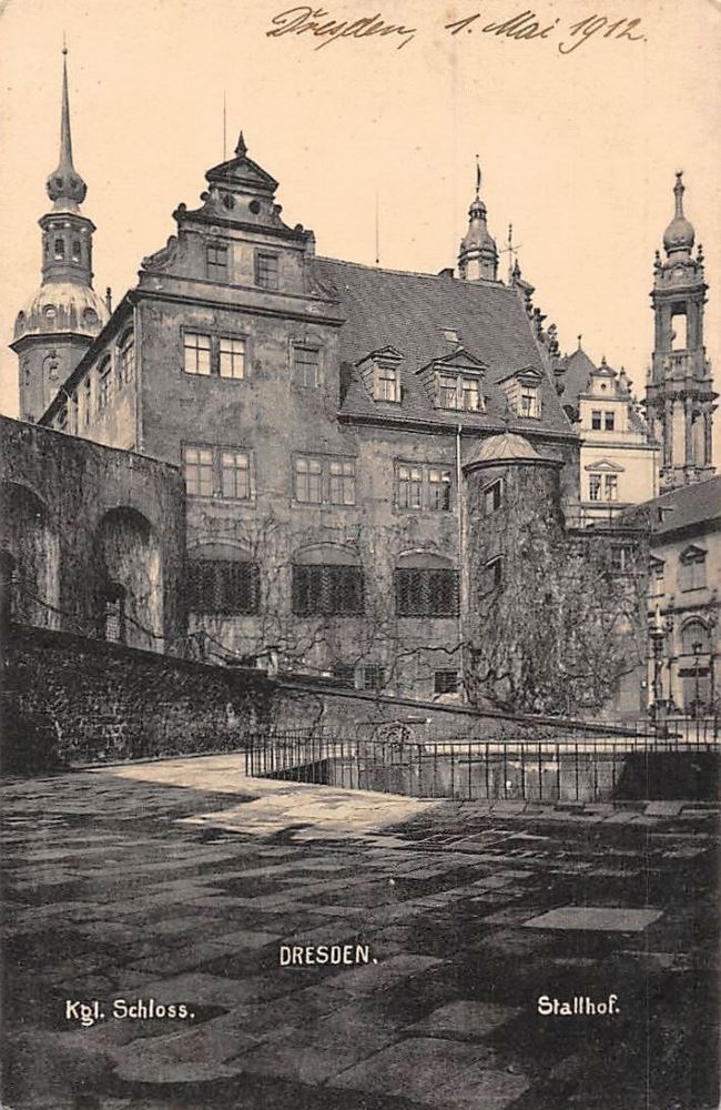Residenzschloss - Pferdeschwemme  Dresden