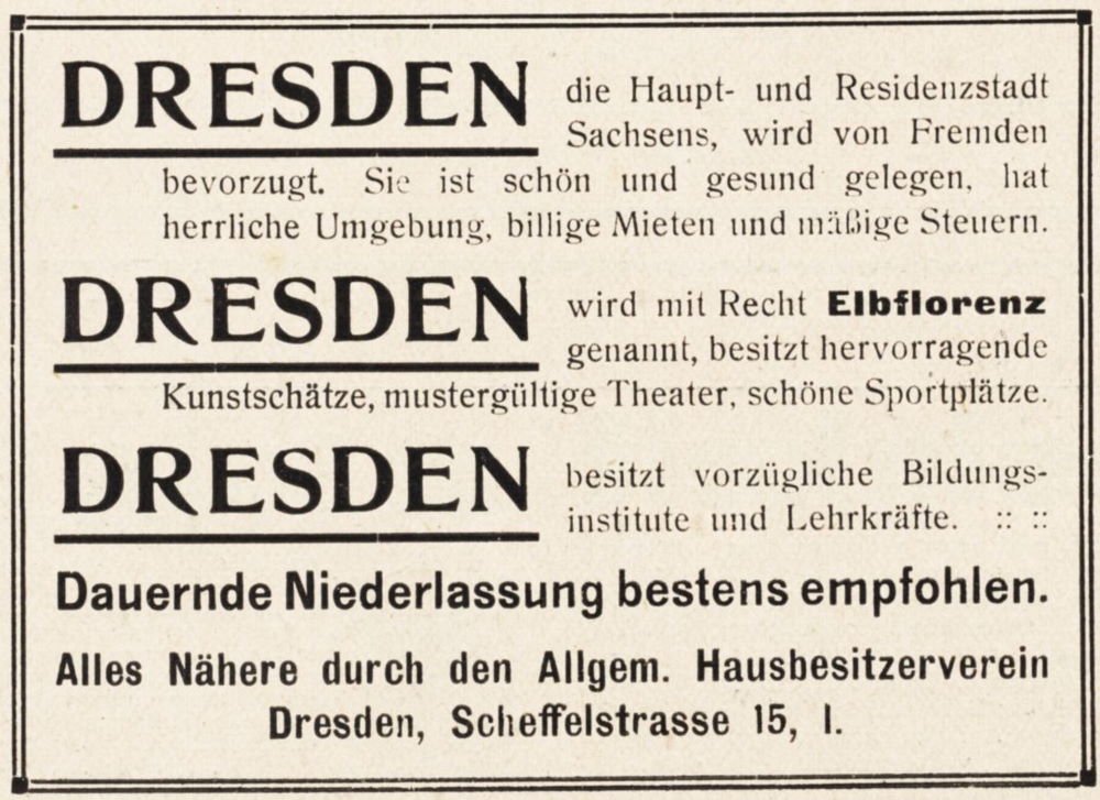Scheffelstra&szlig;e 15 (1872-89 Scheffelstra&szlig;e 8)  Dresden