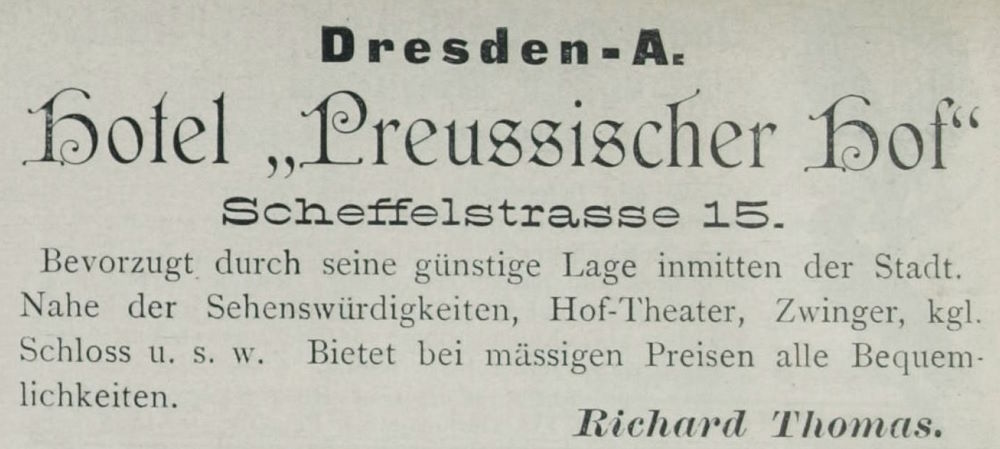 Scheffelstraße 15 (1872-89 Scheffelstraße 8) Dresden Scheffelstraße 15 (1872-89 Scheffelstraße 8) Dresden
