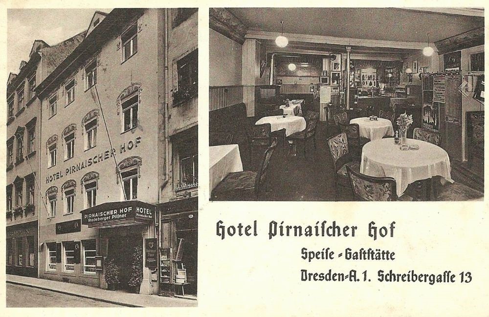 Schreibergasse 13 (-1891 Schreibergasse 4)  Dresden