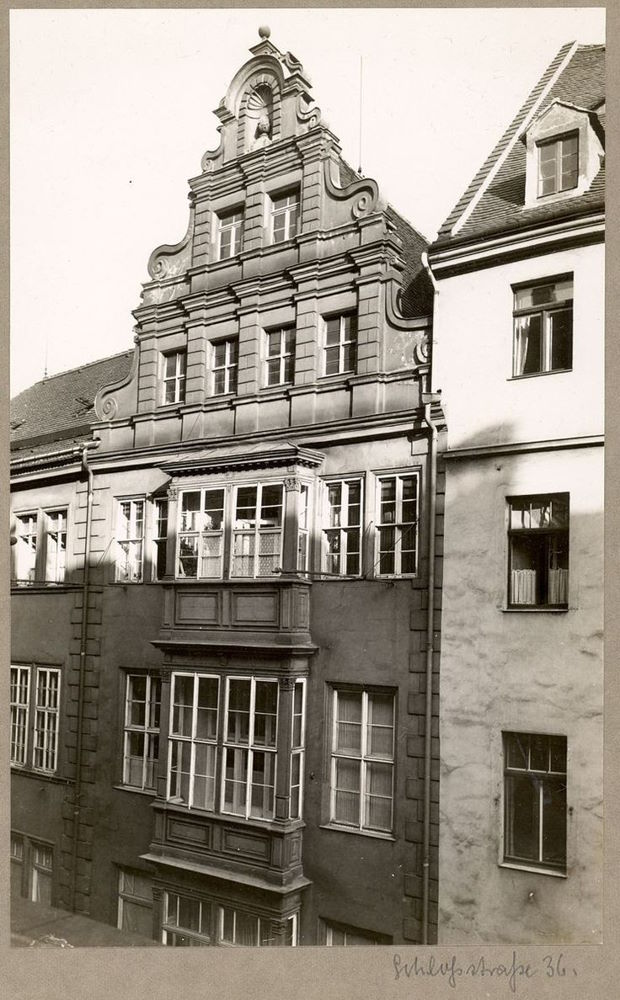 Schloßstraße 36 (-1887 Schloßstraße 16) / Kanzleigäßchen Dresden Schloßstraße 36 (-1887 Schloßstraße 16) / Kanzleigäßchen Dresden