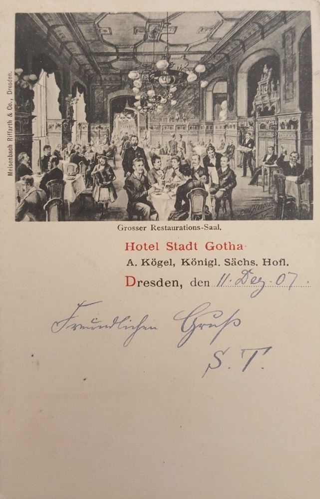 Schlo&szlig;stra&szlig;e 11 (-1858 Schlossgasse 8, 1858-87 Schlo&szlig;str. 8) / Kleine Br&uuml;dergasse  Dresden