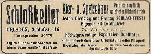 Schlo&szlig;stra&szlig;e 16 (-1887 Schlo&szlig;stra&szlig;e 26)  Dresden