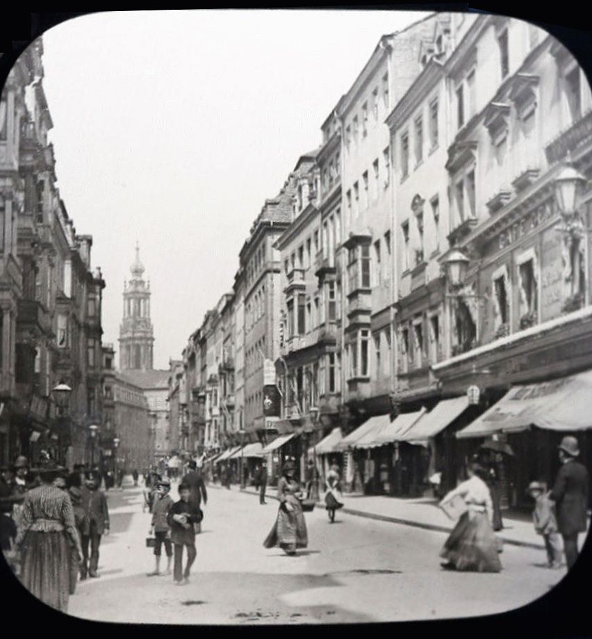 Schloßstraße / Altmarkt / Wilsdruffer Straße  Dresden