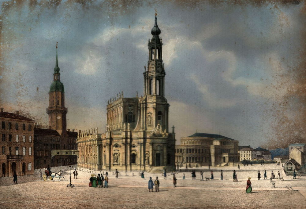 Schloßplatz  Dresden