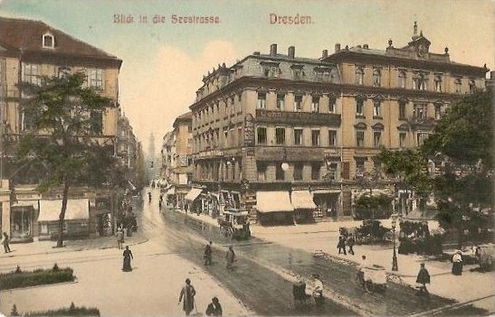 Seestraße 21 (Seegasse 10, -1887 Seestraße 10) / Ringstraße (Friedrichsring) Dresden Seestraße 21 (Seegasse 10, -1887 Seestraße 10) / Ringstraße (Friedrichsring) Dresden