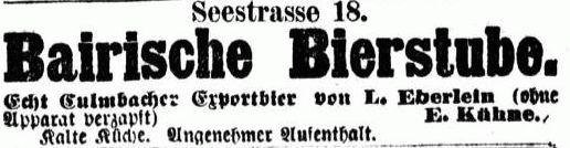 Seestra&szlig;e 10 (Seegasse 18, -1887 Seestra&szlig;e 18)  Dresden