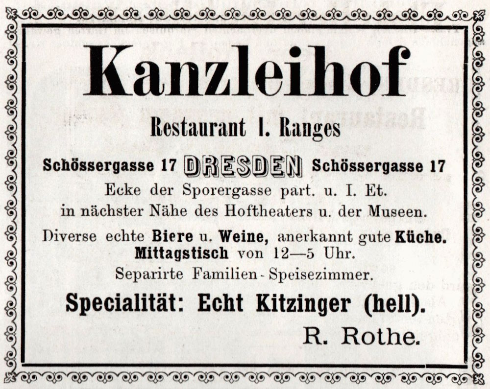 Sporergasse 2 / Schössergasse (Schössergasse 17) Dresden Sporergasse 2 / Schössergasse (Schössergasse 17) Dresden
