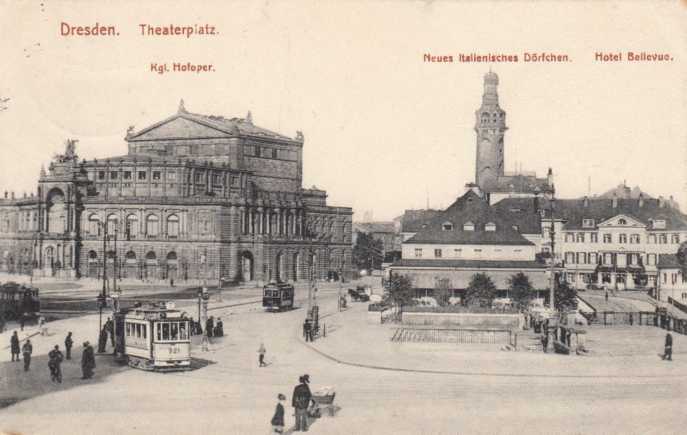 Theaterplatz (Adolf-Hitler-Platz)  Dresden