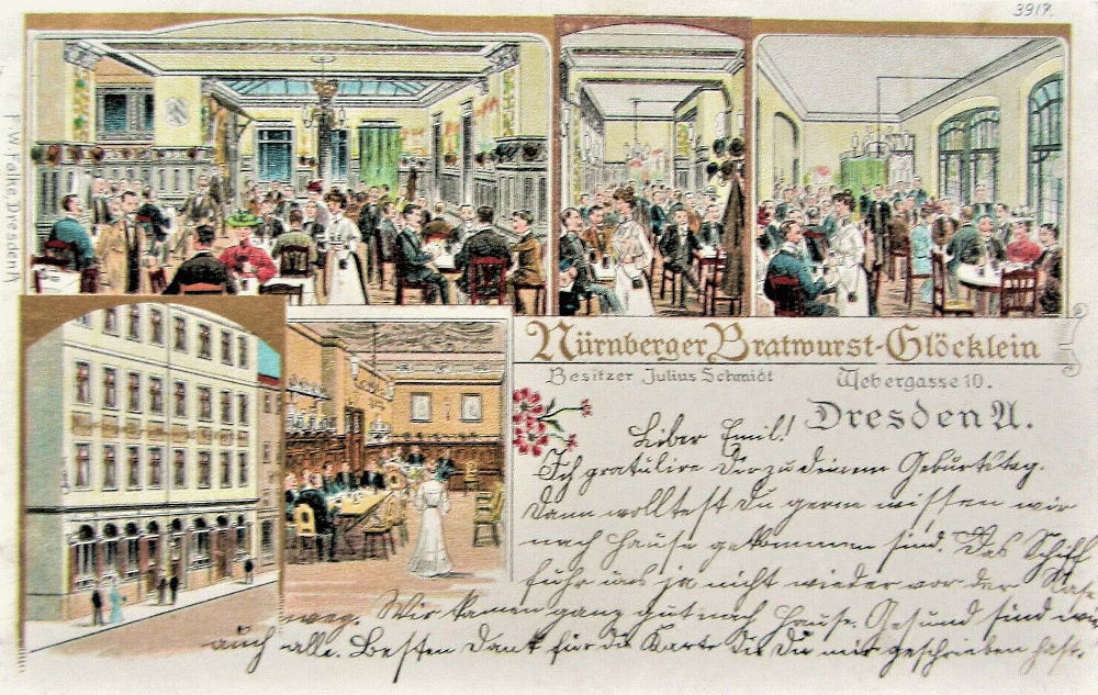 Webergasse 10 (-1889 Webergasse 3) / Scheffelstra&szlig;e 9  Dresden