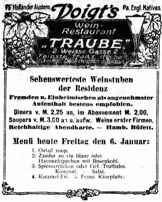 Weisse Gasse 2 / Große Frohngasse Dresden Weisse Gasse 2 / Große Frohngasse Dresden