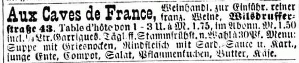 Wilsdruffer Straße 10 (-1890 Wilsdruffer Straße 43)  Dresden