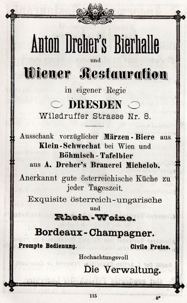 Wilsdruffer Stra&szlig;e 11 (613, Wilsdruffer Gasse 8, Wilsdruffer Stra&szlig;e 8)  Dresden